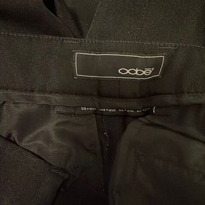 2 Black work pants. US size 0/31